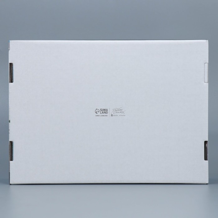 Коробка подарочная новогодняя складная &laquo;Город&raquo;, 30,7 х 22 х 9,5 см, Новый год