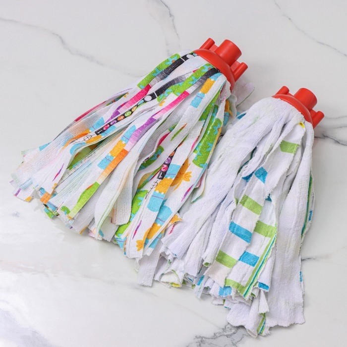 Насадка для швабры ленточная Доляна &laquo;Полоски&raquo;, микрофибра, 30&times;8&times;8 см, цвет МИКС