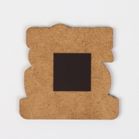 Магнит новогодний деревянный &laquo;Новый год: Богатого 2025&raquo;, 8 х 7.7 см