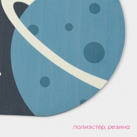 Коврик диатомитовый Доляна Cute Bear, влаговпитывающий, 49&times;78 см, темно-серый