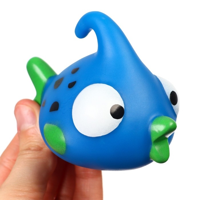 Набор резиновых игрушек для ванны &laquo;Поймай рыбку&raquo;, 5 шт, с пищалкой, Крошка Я