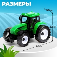 Трактор инерционный &laquo;Фермер&raquo;, цвет зелёный