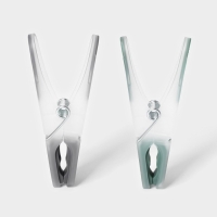 Набор прищепок бельевых Доляна, 20 шт, пластик, 8,4&times;1,6 см, цвет серо-зелёный