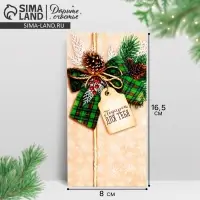 Конверт для денег &laquo;С Новым Годом!&raquo;, 16.5&times;8 см