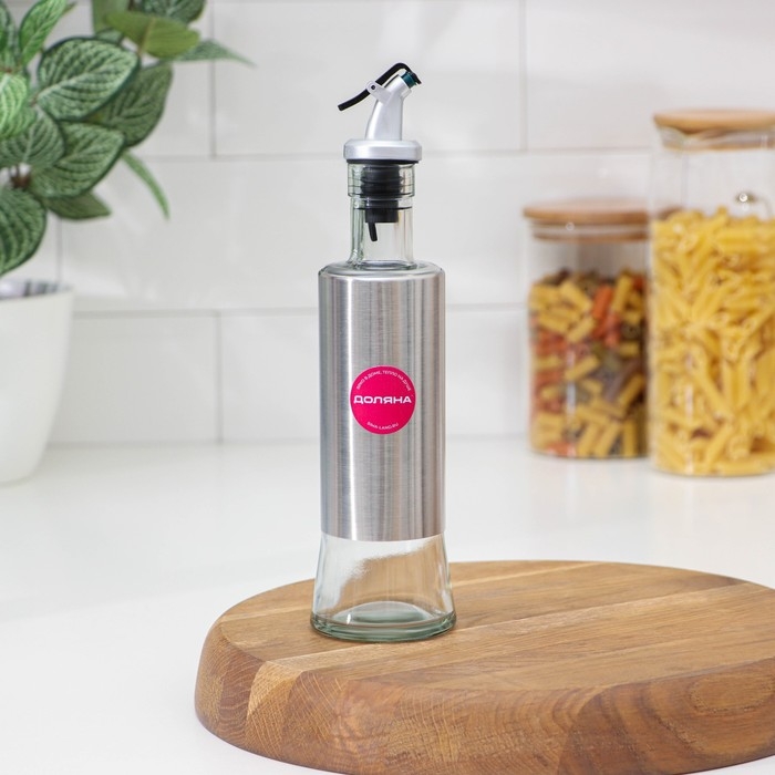 Бутылка стеклянная для соусов и масла Доляна &laquo;Стиль&raquo;, 320 мл, 6,5&times;25,5 см
