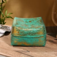 Корзинка плетеная "Голден мини" 30х30х20 см, голубой