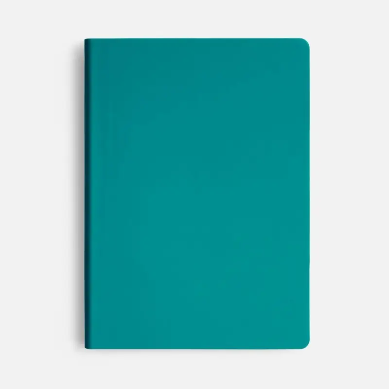 Ежедневник Flex Shall New, недатированный, бирюзовый