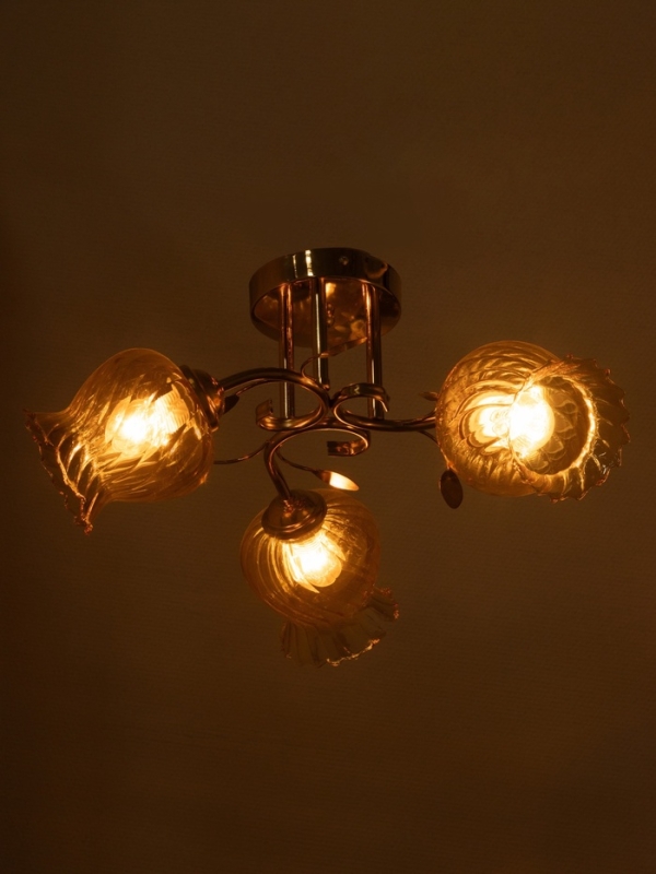 Люстра "Лиза" 3х40Вт Е27 золото