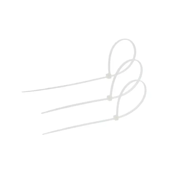 Хомут нейлоновый для стяжки, ТУНДРА, 3.6&times;250 мм, белый, 25 шт.