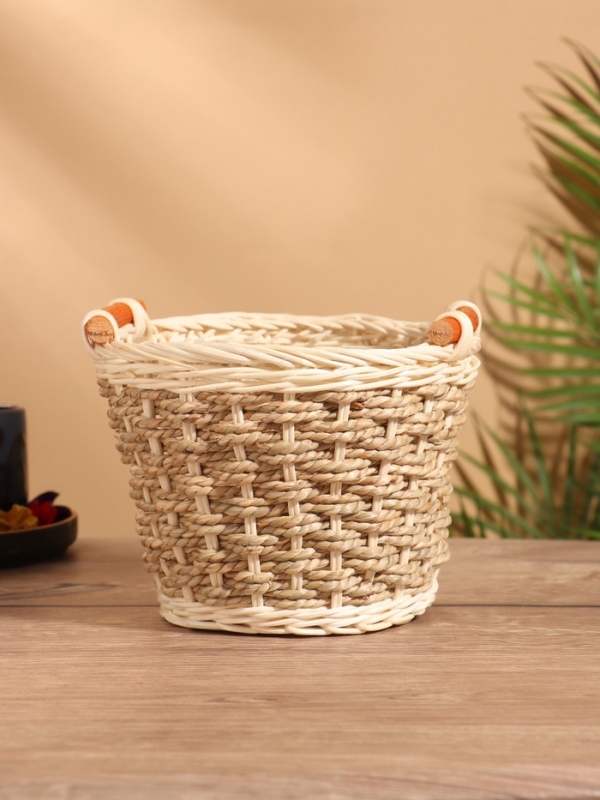 Корзина плетеная 18x18x13.5 см, ротанг