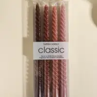 Набор свечей витых, 2х25 см, 4 шт, палитра коричневого 25,5х8,8х2,4 см