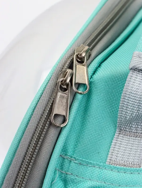 Рюкзак для переноски животных прозрачный, 31 х 28 х 42 см, бирюзовый