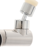 Аэратор ZEIN, 4 режима, повортный, универсальный переходник, хром