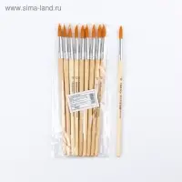 Кисть нейлон № 12, круглая