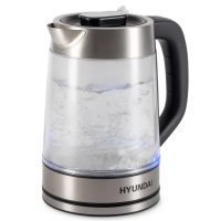 Чайник HYK-G4015 1,7л 2200Вт черный (стекло)