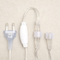 Гирлянда &laquo;Сеть&raquo; 2 &times; 3 м, IP44, УМС, прозрачная нить, 384 LED, свечение мульти, 220 В