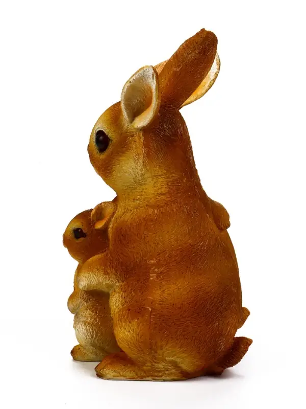 Фигура садовая  26*17*13 см  "Семья зайцев"