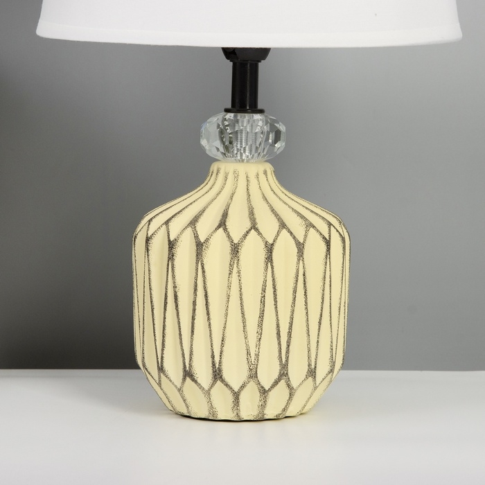 Лампа настольная "Стремление" 1х40Вт Е14 желтый 20х20х33см