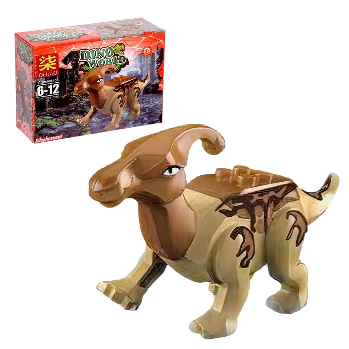 Конструктор блочный &laquo;Динозавры&raquo;, 12 видов, МИКС