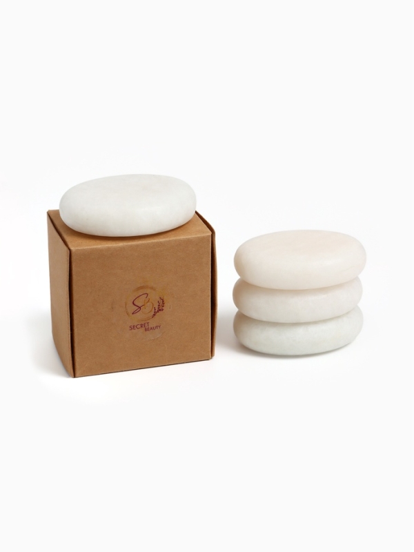 Камни для СПА 6*8 белый  4 шт