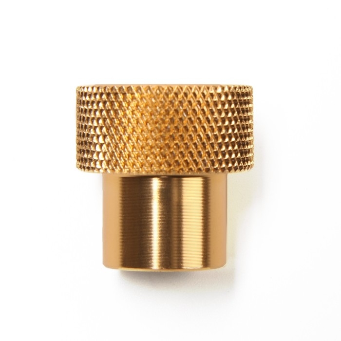 Ручка-кнопка CAPPIO PK328, d=23 мм, цвет золото, 8 шт.