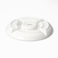 Менажница 5 ячеек Доляна &laquo;Хюгге&raquo;, d=25,5 см, цвет белый