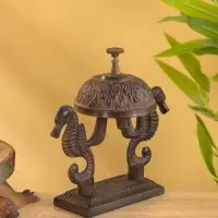 Звонок настольный "Морские коньки" 17х9х16 см