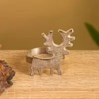 Кольцо для салфеток "Оленёнок" алюминий 5х4х5 см