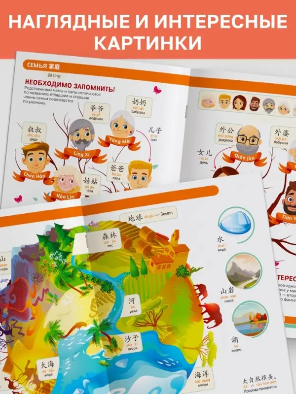 Книга "Первые 500 китайских слов" 60 стр