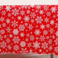 Скатерть &laquo;Снежинки&raquo;, 137х274 см.