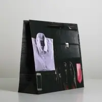 Пакет подарочный ламинированный, упаковка, &laquo;Стиль&raquo;, ML 21 х 25 х 8 см