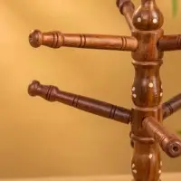 Подставка для кружек "Дерево" 12х12х34 см, дерево шишам