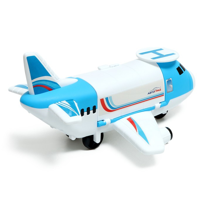 Самолёт - парковка &laquo;Авиабаза&raquo;, с 4 машинками и вертолётом