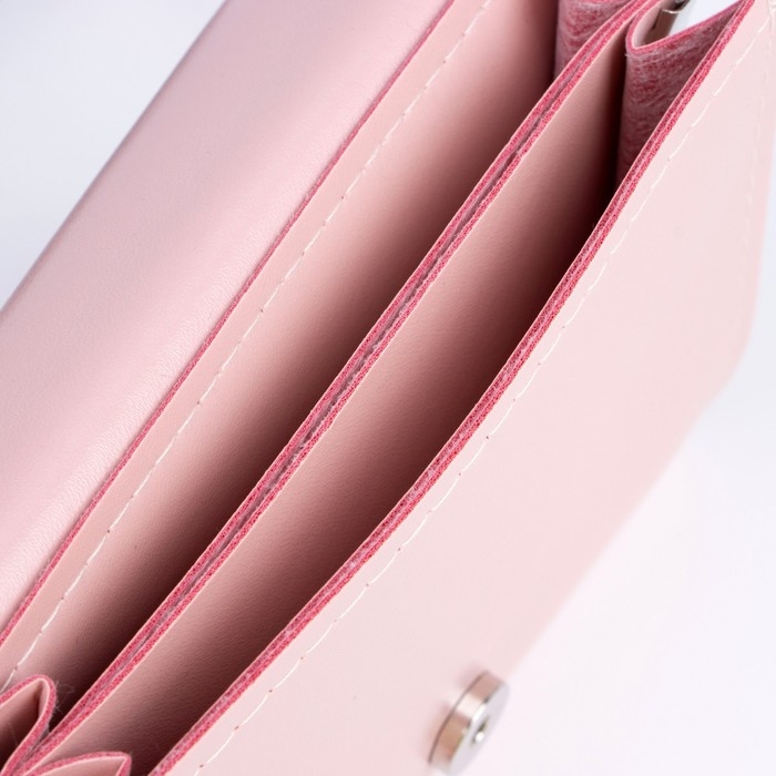 Сумка детская для девочки "Фея", на клапане, цвет розовый/голубой