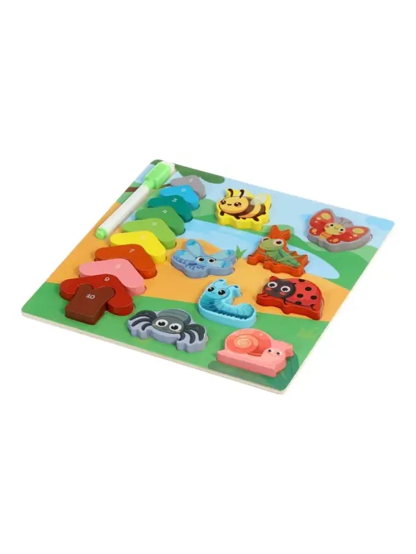 Развивающий сортер "Весёлые насекомые"