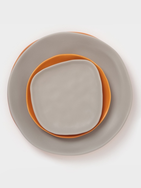 Тарелка Magistro "Potter" 18см 17,5х17,7х2,5 цвет оранжевый