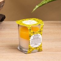 Свеча ароматическая "Candle" 100 гр, сияние+хлопок