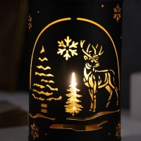 Фигура световая "Лесная поляна", 12.3x21 см, 1 LED. АААх3 (не в компл.), свечение тёплое белое