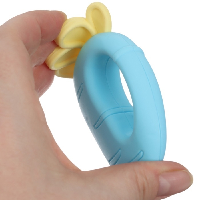 Набор прорезывателей силиконовых &laquo;Малышу&raquo;, с погремушкой, 3 шт., Крошка Я