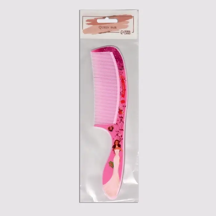 Расчёска &laquo;Красотки&raquo;, 21&times;4 (&plusmn;1) см, рисунок МИКС
