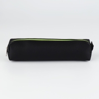 Пенал школьный из искусственной кожи &laquo;Черный&raquo; , 19&times;8&times;3 см