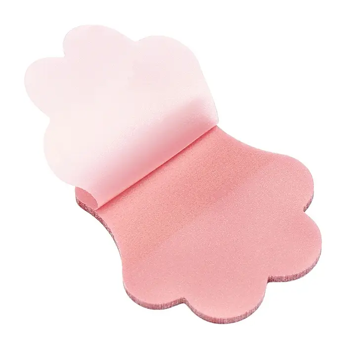 Блок-закладка с липким краем пластик Лапка 50л, розовый, 45мм х 45мм  CALLIGRATA