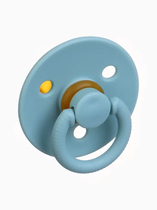 Набор классических пустышек, 2 шт., латекс, серо-синий/серый, в контейнере, от 0 мес., M&B   1088492