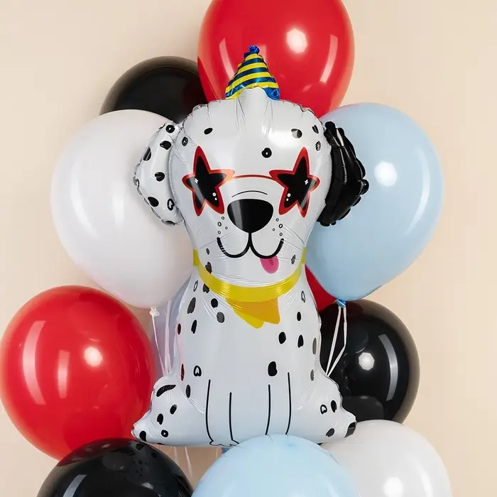 Воздушный шар фольгированный 32" "Далматинец в колпачке"