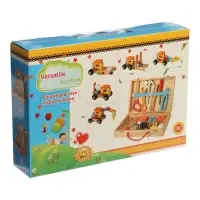 Набор инструментов детский "Собери животных", деревянный конструктор