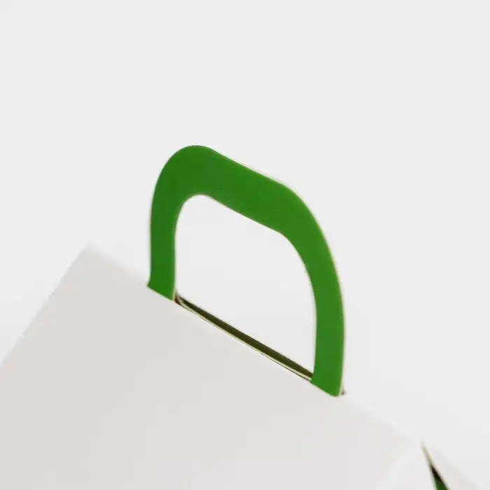 Коробка складная Новогодняя &laquo;Домик&raquo; зеленая 8.5&times;8.5&times;10 см