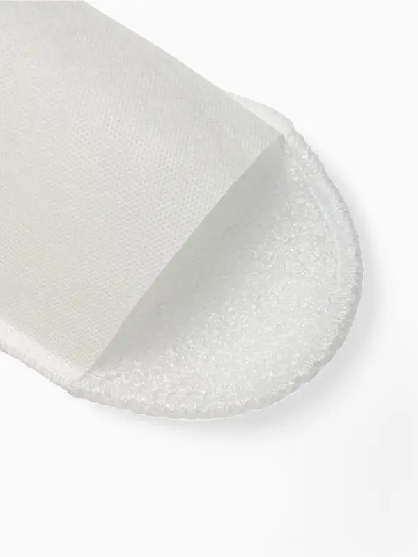 Тапочки одноразовые, антикризисные, подошва 4 мм, белые, 42 р.