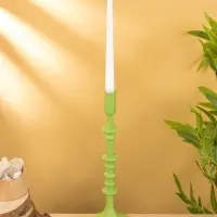 Подсвечник на 1 свечу "Кипарис" 10х10х35 см