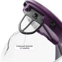 Чайник электрический стеклянный с подсветкой КТ-640 - 1.7 л