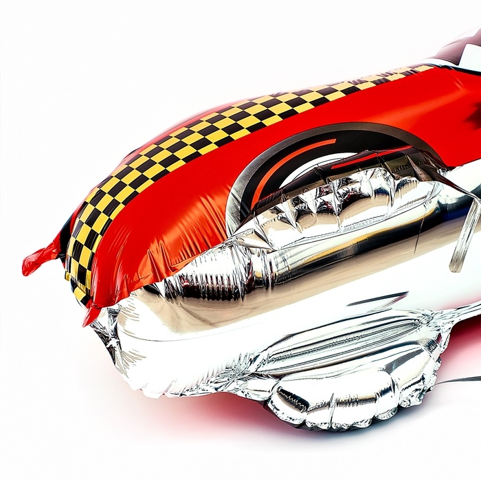 Воздушный шар фольгированный детский 55" &laquo;Гоночная машинка&raquo;, фигура